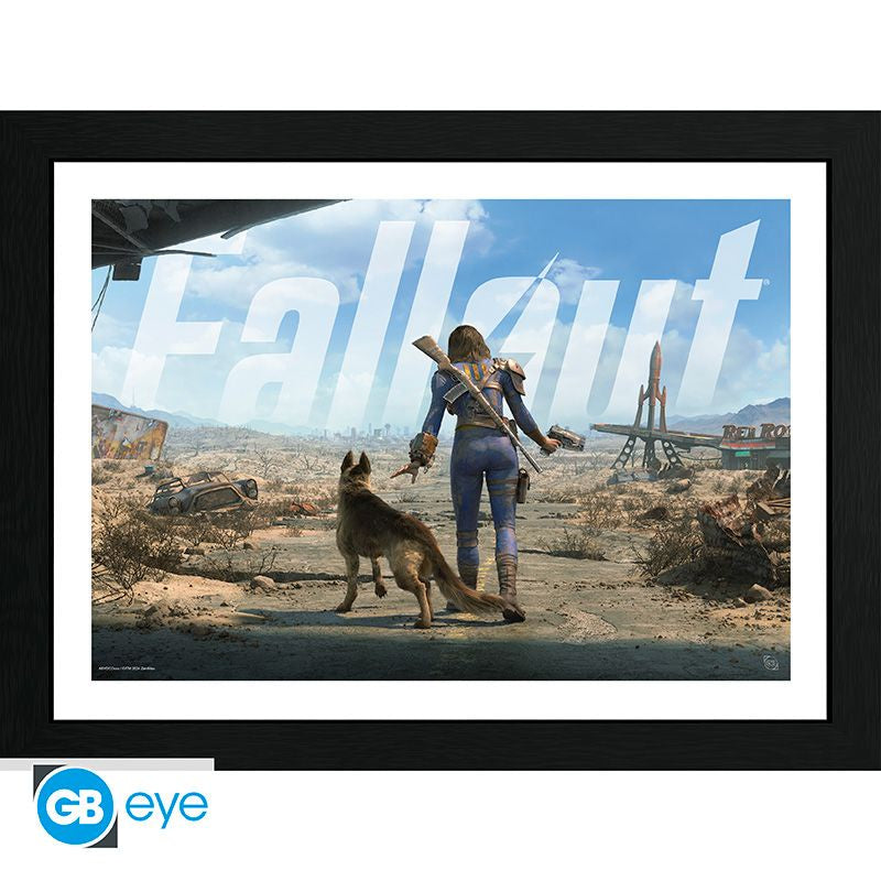 Fallout (Female Sole Survivor) Framed Collector Print 30x40cm