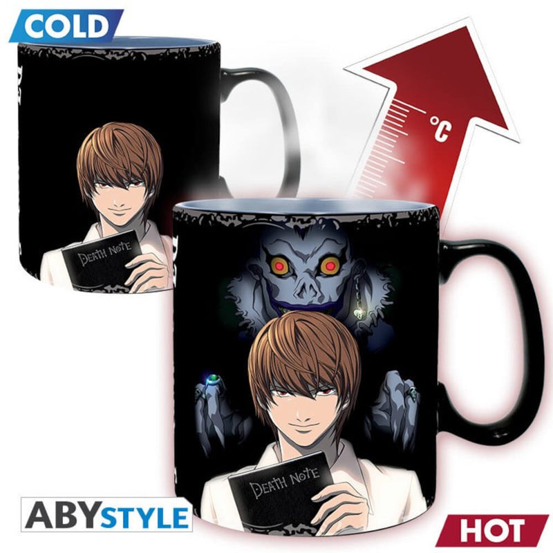 Death Note (Kira & L) Heat Change Mug