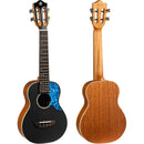 Flight Iris Concert Ukulele. Black (With Bag)