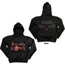 The Rolling Stones (Hackney Diamonds Glass Logo) Unisex Pullover Hoodie. Back Print