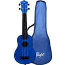 Flight TUS-65 Shimmer ABS Soprano Travel Ukulele. Sapphire