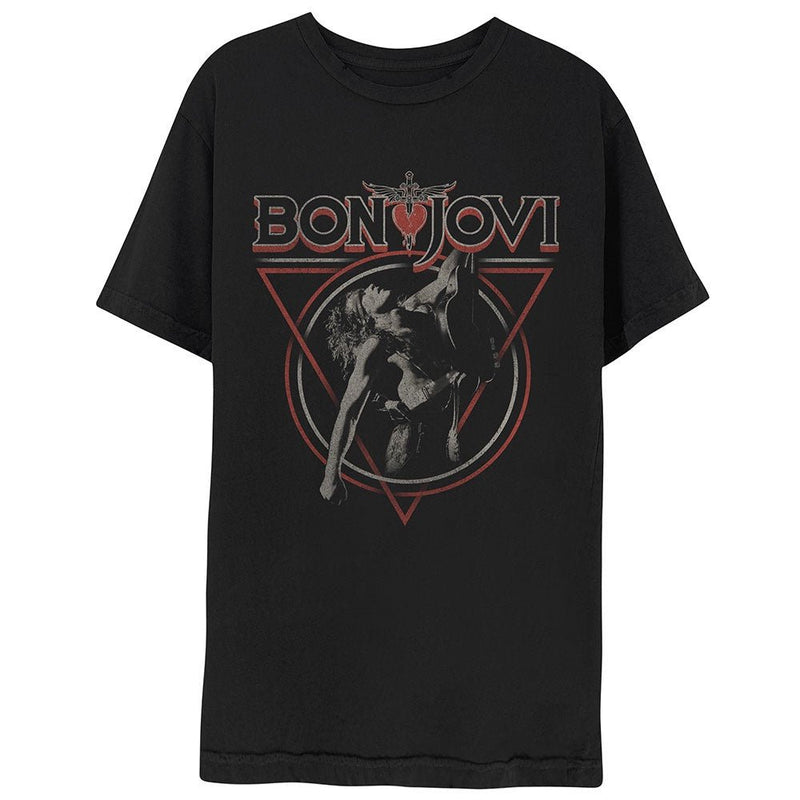 Bon Jovi (Triangle Overlap) Unisex T-Shirt - The Musicstore UK