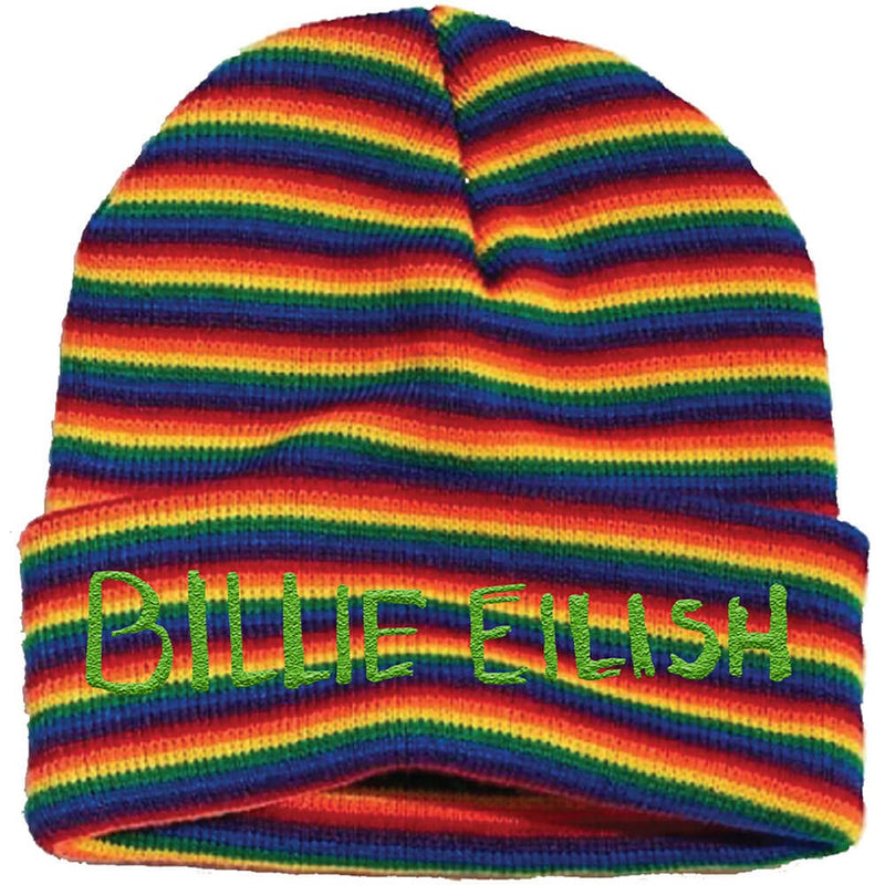 Billie Eilish (Stripes) Unisex Beanie Hat