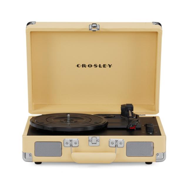 Crosley Cruiser Plus Portable Turntable (Fawn) With Bluetooth Out - The Musicstore UK
