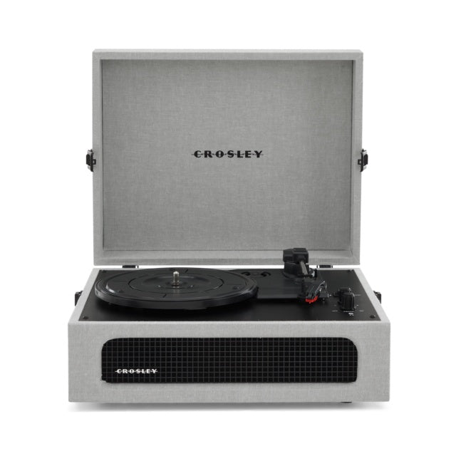 Crosley Voyager Portable Turntable (Grey) With Bluetooth Out - The Musicstore UK