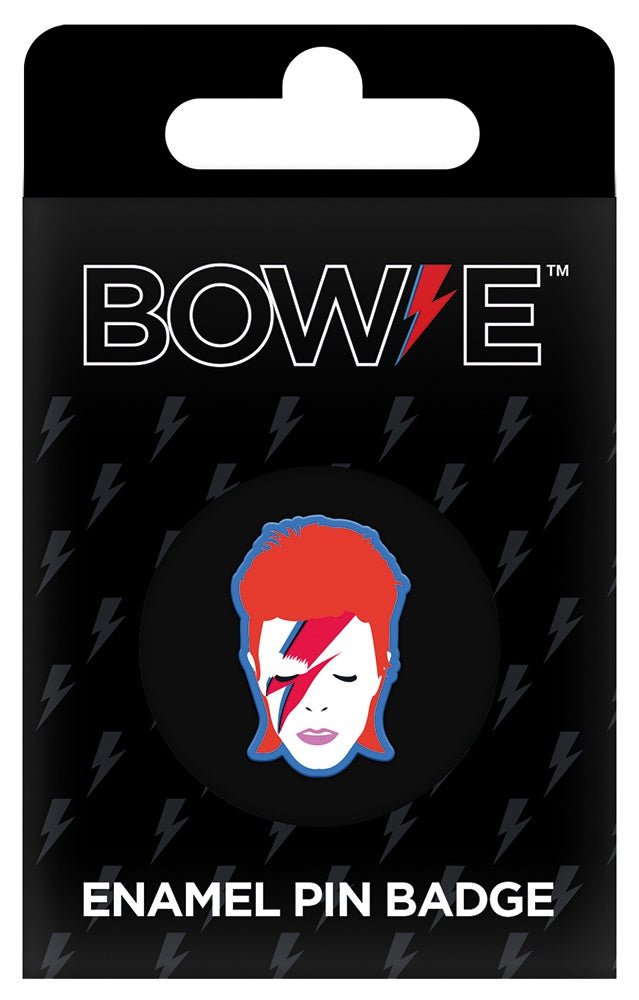 David Bowie (Aladdin Sane) Enamel Pin Badge - The Musicstore UK