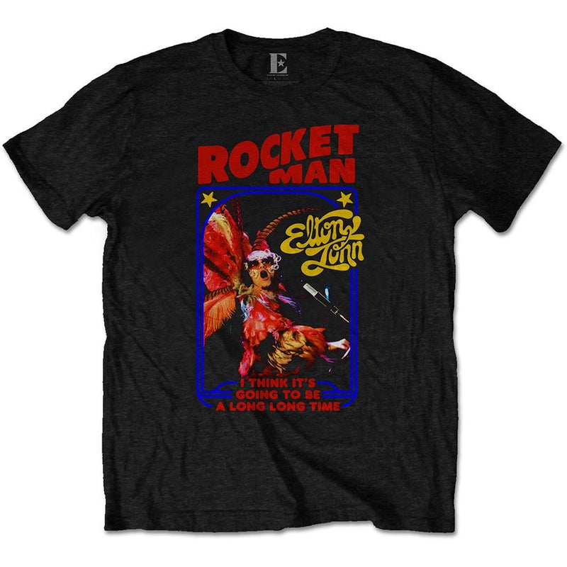 Elton John (Rocketman Feather Suit) Unisex T-Shirt - The Musicstore UK