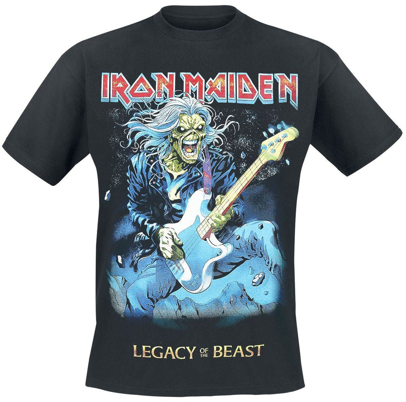 Iron Maiden (Eddie on Bass) Unisex T-Shirt - The Musicstore UK