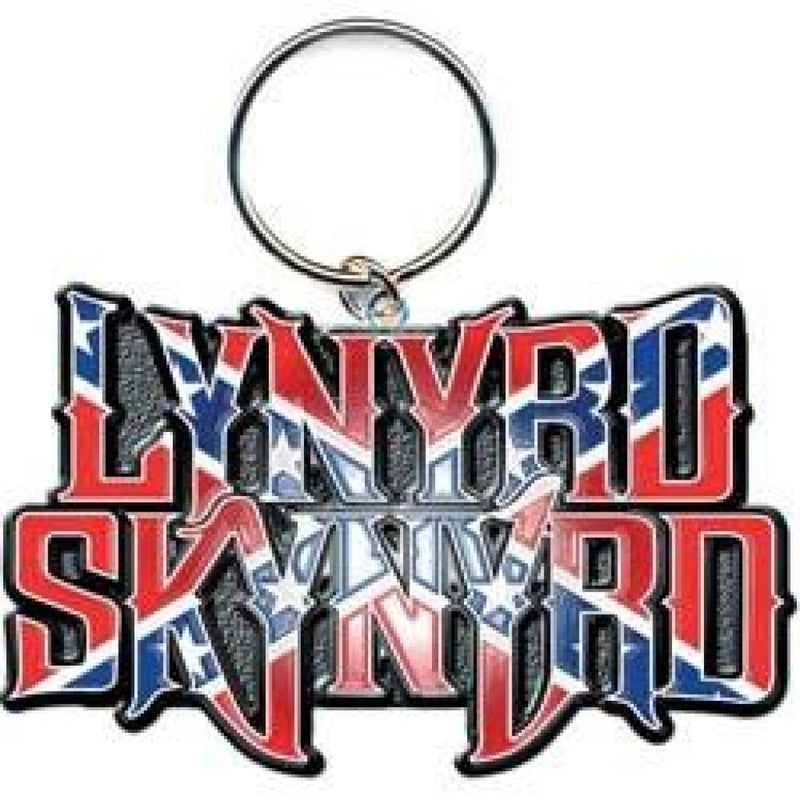 Lynyrd Skynyrd Flag Logo Keychain - The Musicstore UK