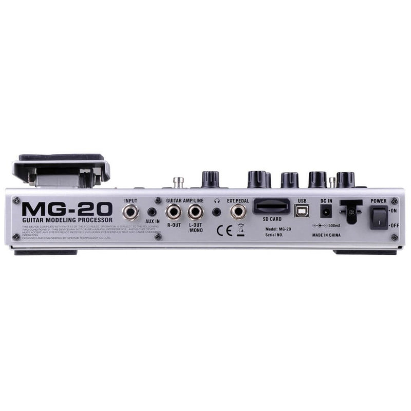 NUX MG-20 Modelling Guitar Effects Processor Pedal - The Musicstore UK