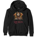 Queen (Classic Crest) Unisex Pullover Hoodie - The Musicstore UK