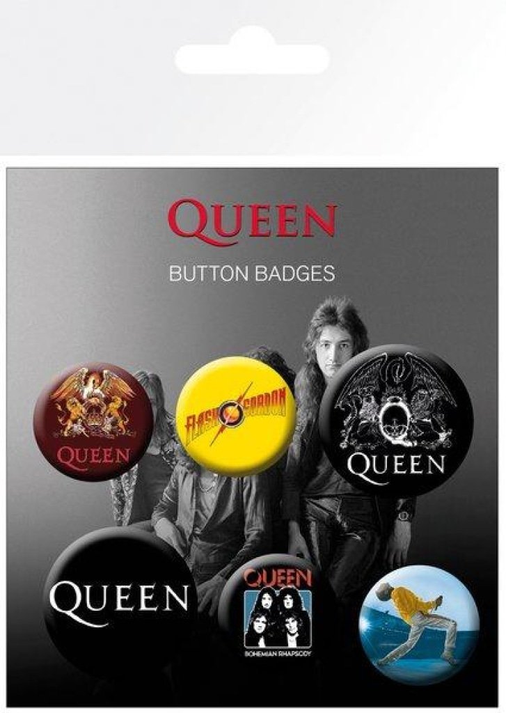 Queen (Mix) Badge Pack - The Musicstore UK