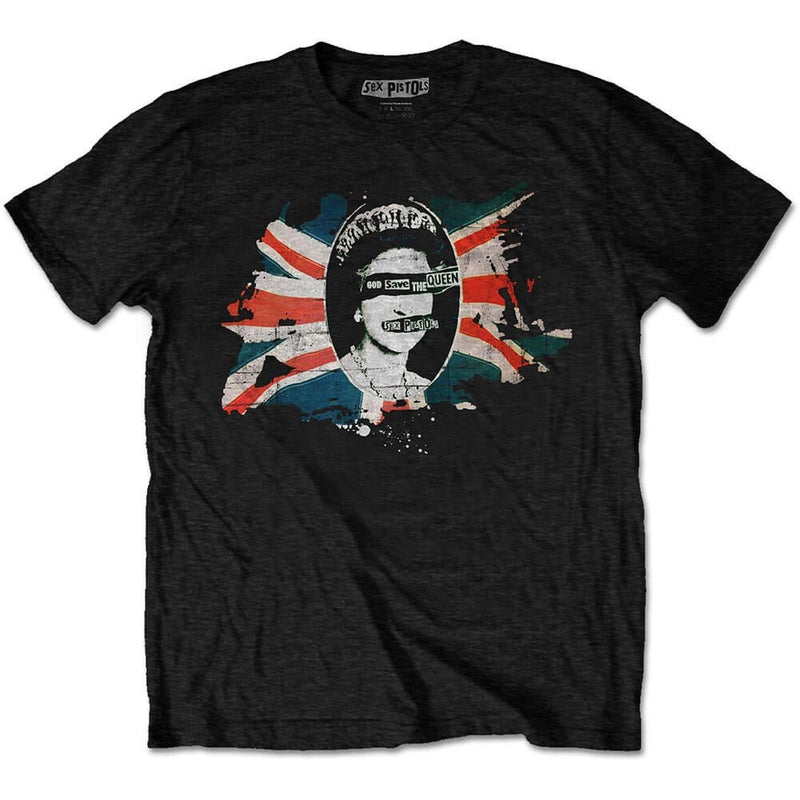 The Sex Pistols (God Save The Queen Flag) Unisex T-Shirt - The Musicstore UK