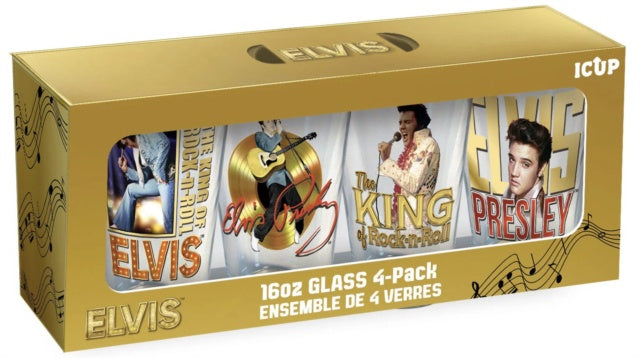 Elvis - 16 Oz - 4 Pack Pint Glasses