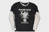 Beastie Boys Intergalactic Robot (Black & White) (Raglan Sleeve Print)