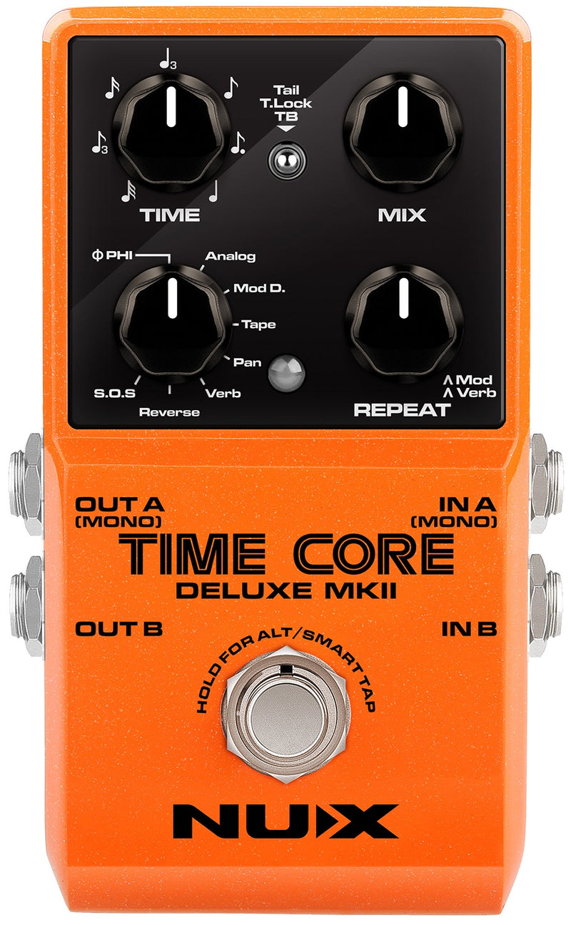 NUX Time Core Deluxe MKII Digital Delay Effects Pedal