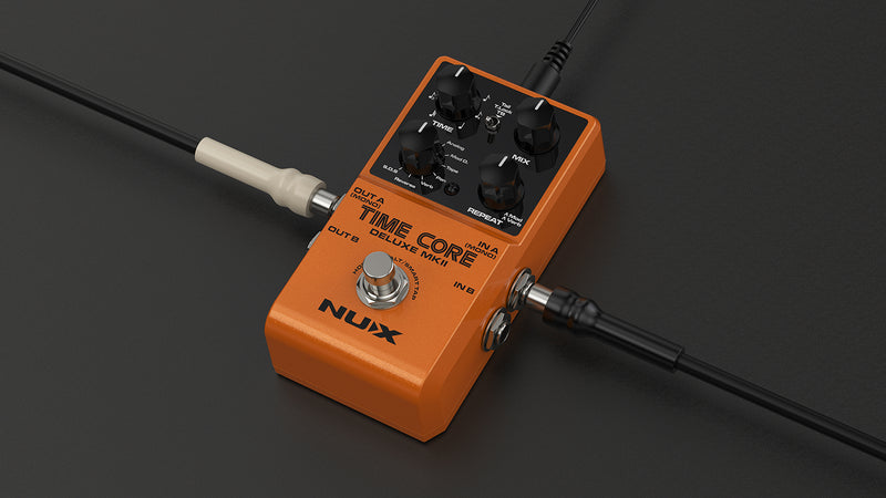 NUX Time Core Deluxe MKII Digital Delay Effects Pedal