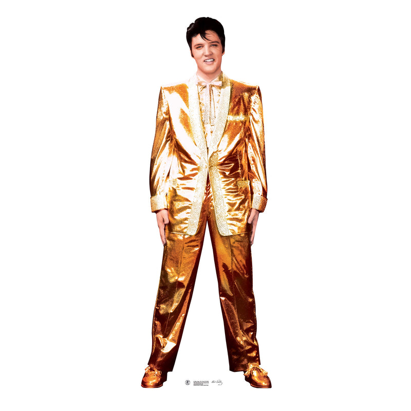 Elvis (Gold Suit) Life Size Cardboard Cut Out