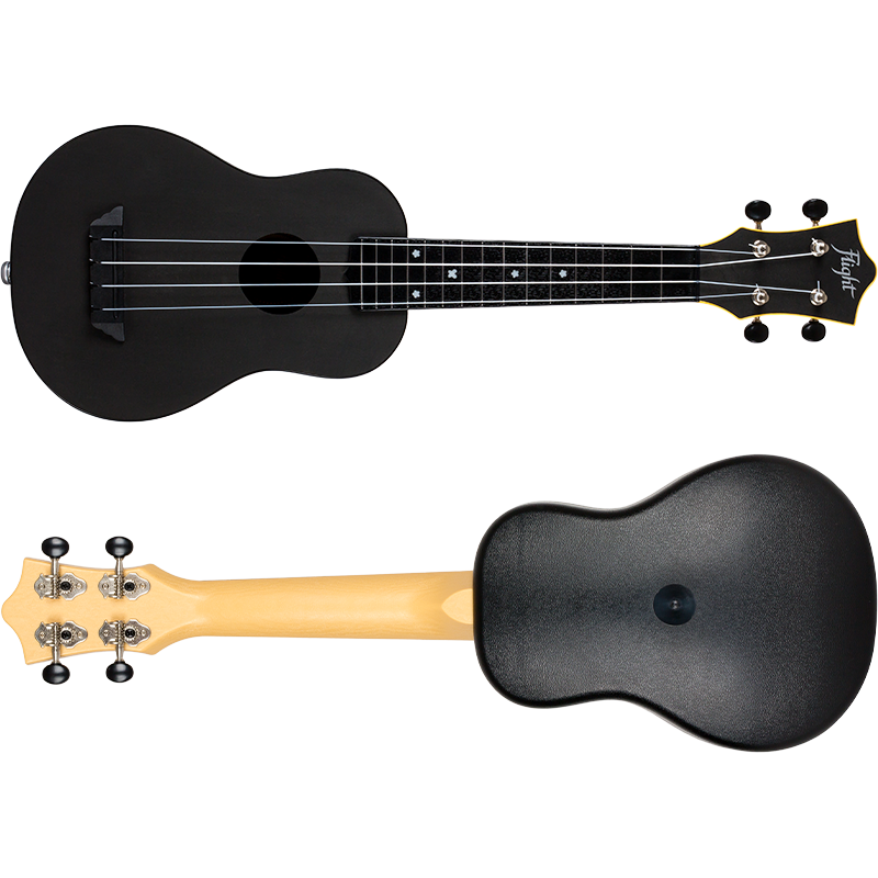 Flight: TUS35E Travel Electro Ukulele - Black