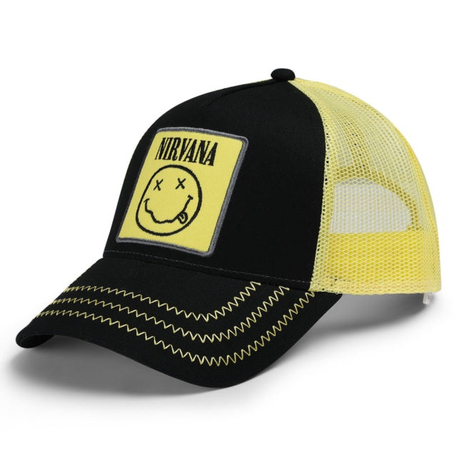 Nirvana Trucker Cap Black