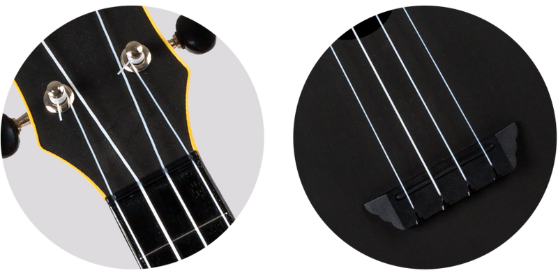Flight: TUS35E Travel Electro Ukulele - Black