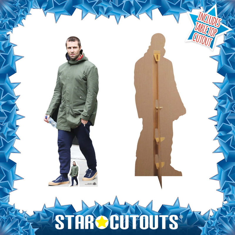 Liam Gallagher Life Size Cardboard Cut Out (with Mini Cutout)