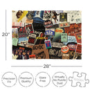 AC/DC Albums 1000 Piece Jigsaw Puzzle
