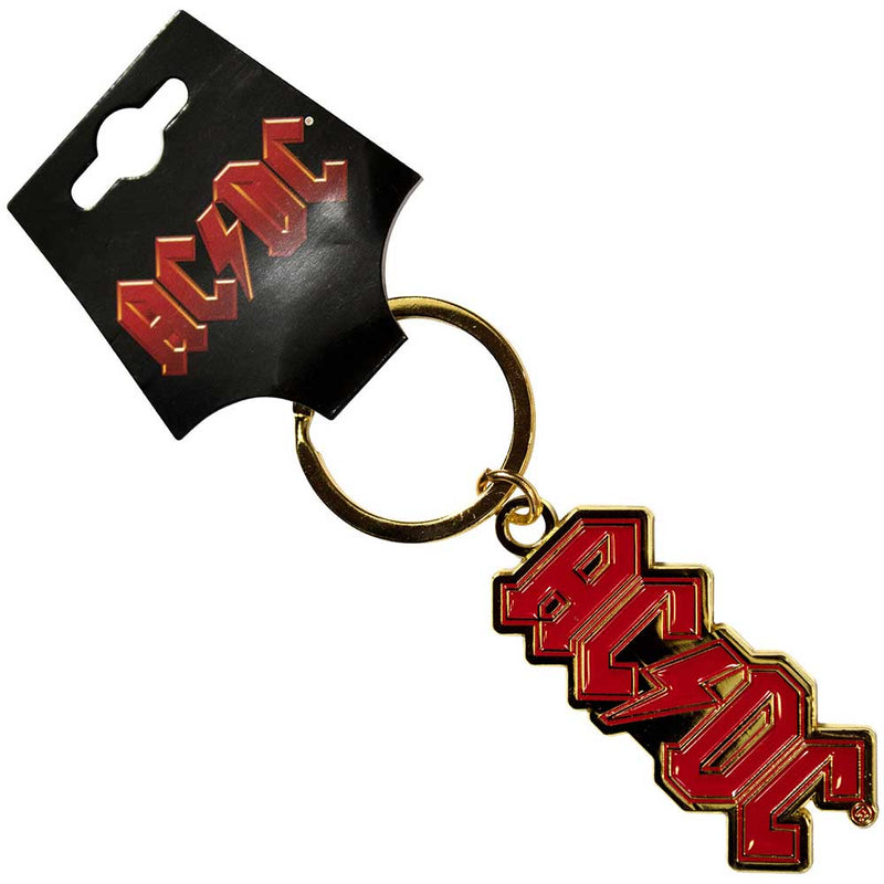 AC/DC (Gold Logo) Metal Keychain