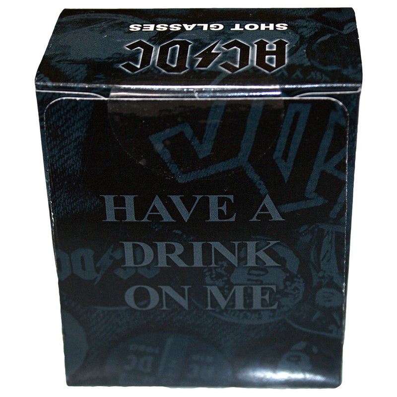 AC/DC Shot Glass Set: Have A Drink On Me