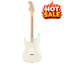Squier Affinity Series Stratocaster, Maple Fingerboard, White Pickguard, Olympic White