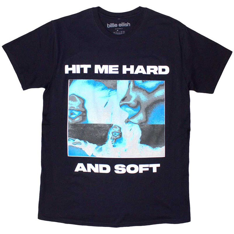 Billie Eilish Unisex T-Shirt: Hit Me Hard And Soft Negative (Large)