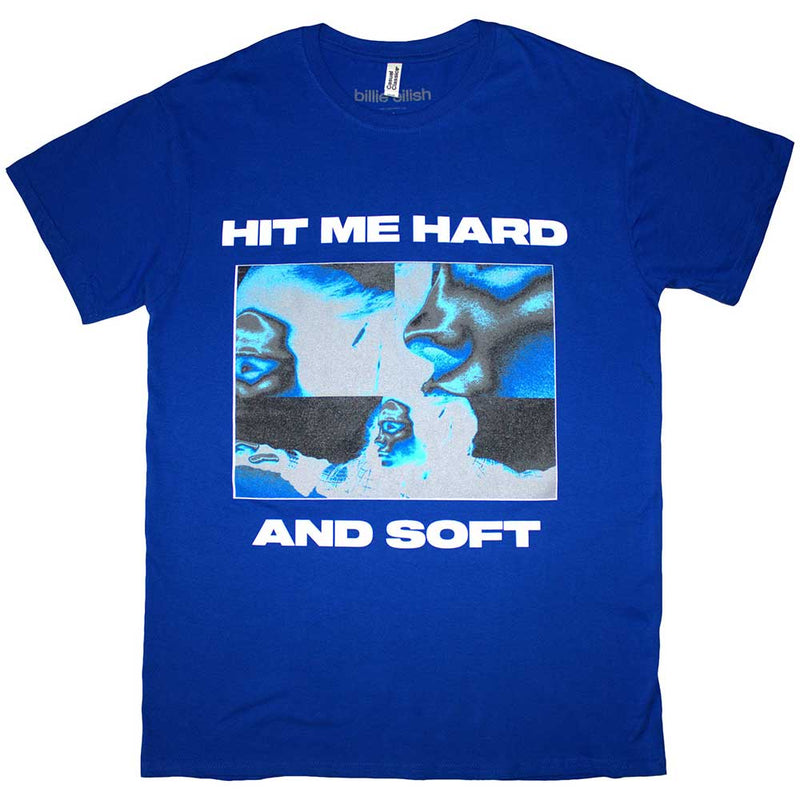 Billie Eilish Unisex T-Shirt: Hit Me Hard And Soft Negative (Large)