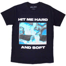 Billie Eilish Unisex T-Shirt: Hit Me Hard And Soft Negative (Navy Blue)