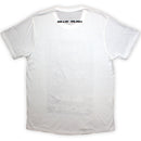 Billie Eilish Unisex T-Shirt: Hit Me Hard And Soft Falling (White) (Back Print)