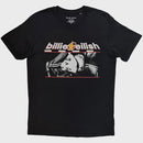 Billie Eilish Unisex T-Shirt: Racer Graphic (Black) (Back Print)