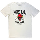 Stranger Things Unisex T-Shirt: Hell Can Wait (White)