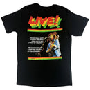 Bob Marley Unisex T-Shirt: Live Concert (Black) (Back Print)
