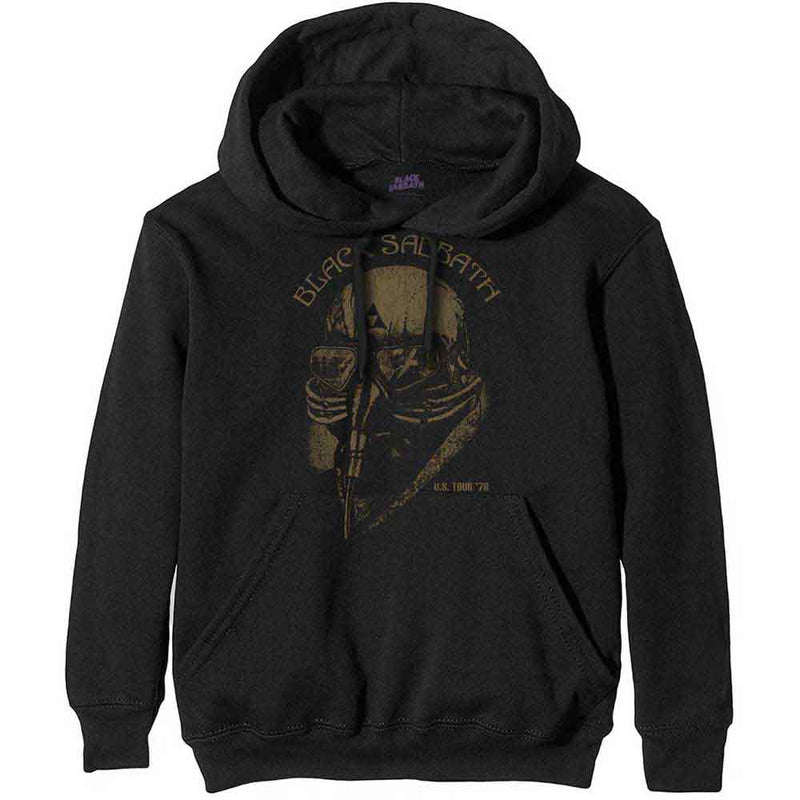 Black Sabbath Unisex Pullover Hoodie: US Tour '78 (Black)