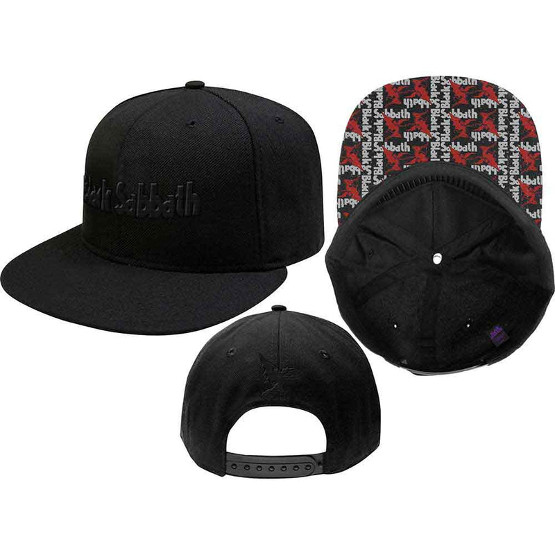 Black Sabbath (Logo & Demon) Snapback Cap