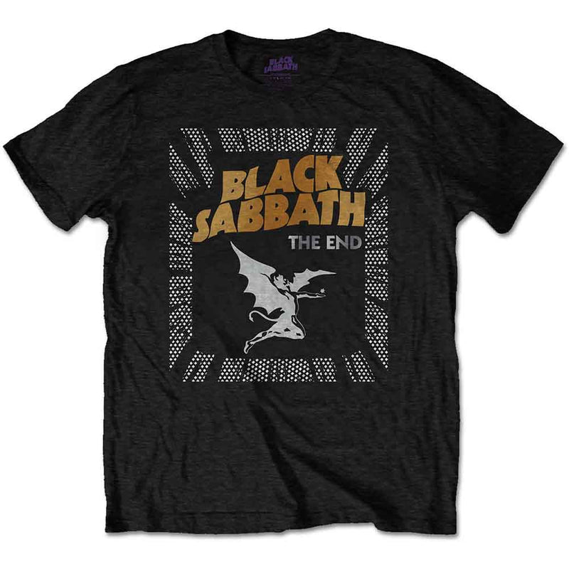 Black Sabbath Unisex T-Shirt: The End Demon (Back Print)