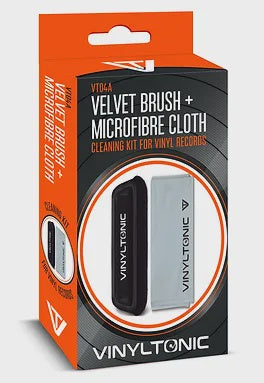 Vinyl Tonic VT04A Velvet Brush & Microfibre Cloth