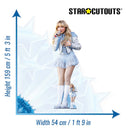 Sabrina Carpenter On Stage Lifesize Cardboard Cut Out (with Mini Cutout