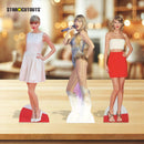 T Singer Three Pack Shelf Top Cutout Cardboard Cut Out Height 31cm