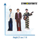 Harry Three Pack Shelf Top Cutout Cardboard Cut Out Height 31cm