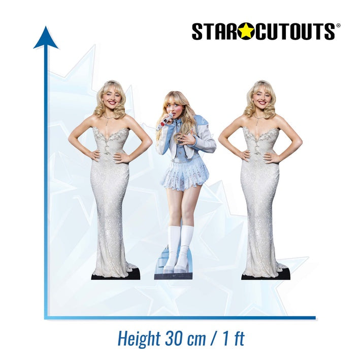 Sabrina Carpenter Shelftop Cutout Pack Cardboard Cut Out Height 30cm