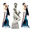 Freddie Mercury Shelf Top Cutout Pack of Three Cardboard Cutouts Height 31cm
