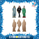 Billie Eilish Shelf Top Pack Cardboard Cut Outs. Height 31cm