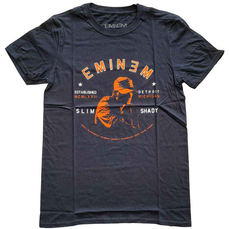 Eminem (Detroit Portrait) Navy Unisex T-Shirt