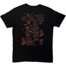 Eminem Unisex T-Shirt: Eminem Script Lyrics (Black) (Back Print)