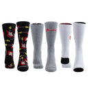 Fender Unisex Sock Guitar Tin: (3 Pairs per pack) Logos (Multicolour) (UK Size 6.5 - 11)